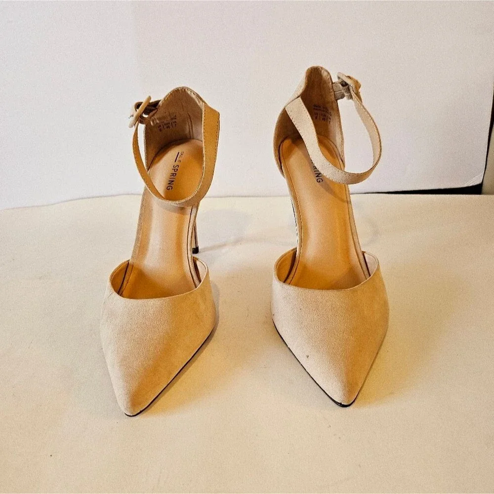 Call It Spring Women's Tan Heels - Picture 4 of 11